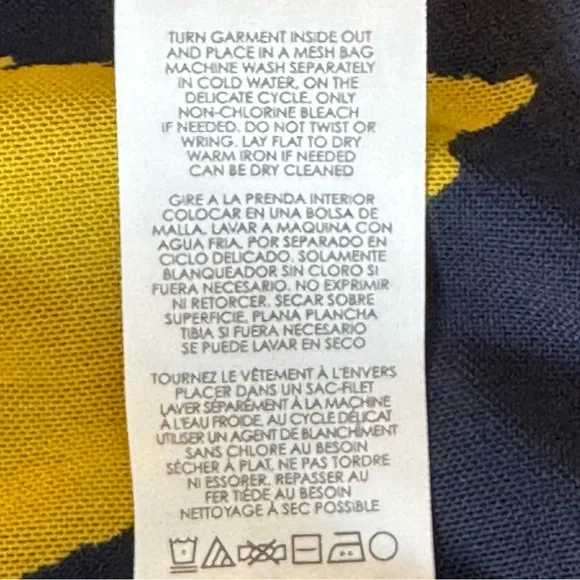 CAbi Navy Floral Midnight Midi  Dress, Size Extra Large - Picture 14 of 14